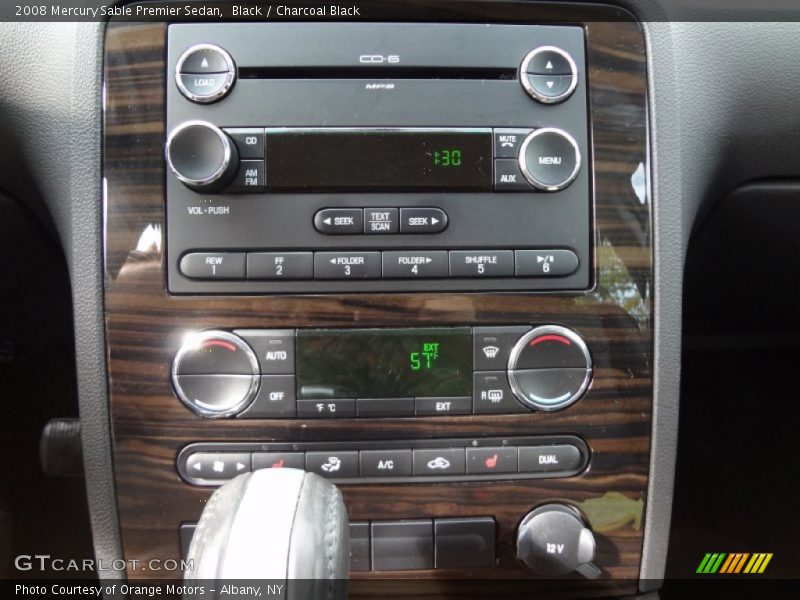 Black / Charcoal Black 2008 Mercury Sable Premier Sedan