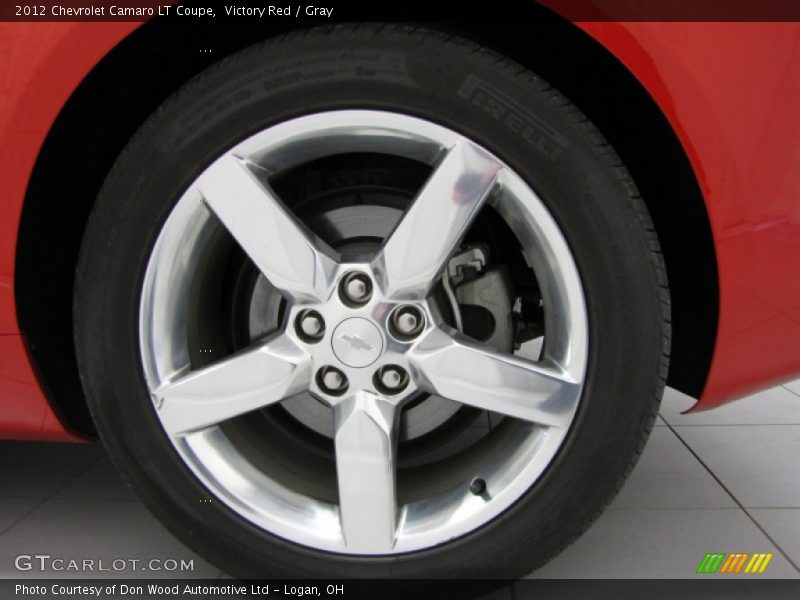 Victory Red / Gray 2012 Chevrolet Camaro LT Coupe