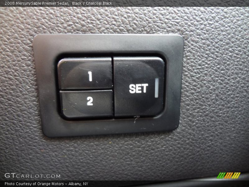 Black / Charcoal Black 2008 Mercury Sable Premier Sedan