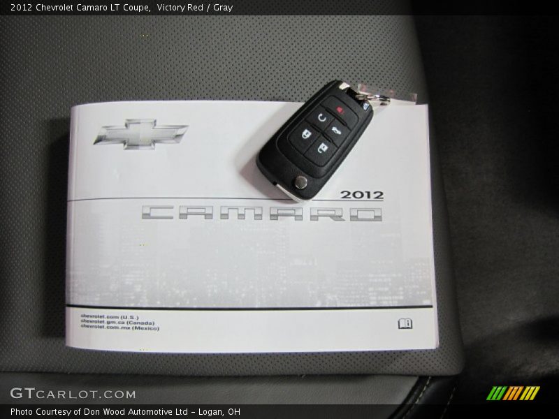 Victory Red / Gray 2012 Chevrolet Camaro LT Coupe