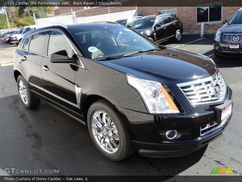 Black Raven / Ebony/Ebony 2013 Cadillac SRX Performance AWD