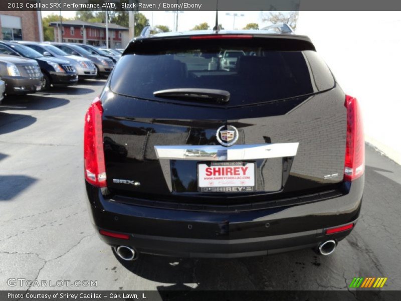 Black Raven / Ebony/Ebony 2013 Cadillac SRX Performance AWD
