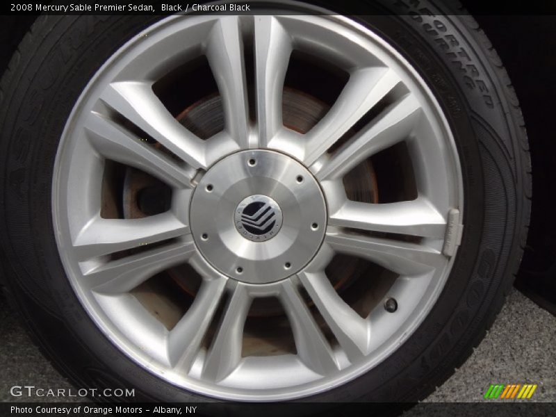 Black / Charcoal Black 2008 Mercury Sable Premier Sedan
