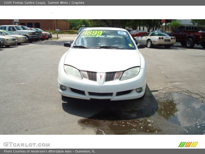 Summit White / Graphite 2005 Pontiac Sunfire Coupe