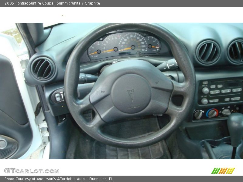 Summit White / Graphite 2005 Pontiac Sunfire Coupe