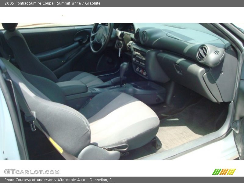 Summit White / Graphite 2005 Pontiac Sunfire Coupe