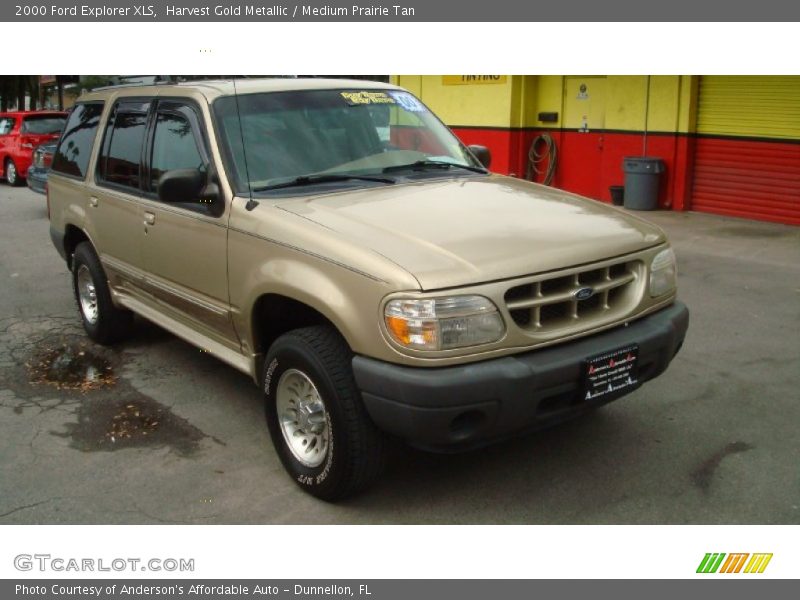 Harvest Gold Metallic / Medium Prairie Tan 2000 Ford Explorer XLS