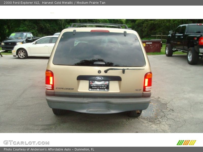 Harvest Gold Metallic / Medium Prairie Tan 2000 Ford Explorer XLS