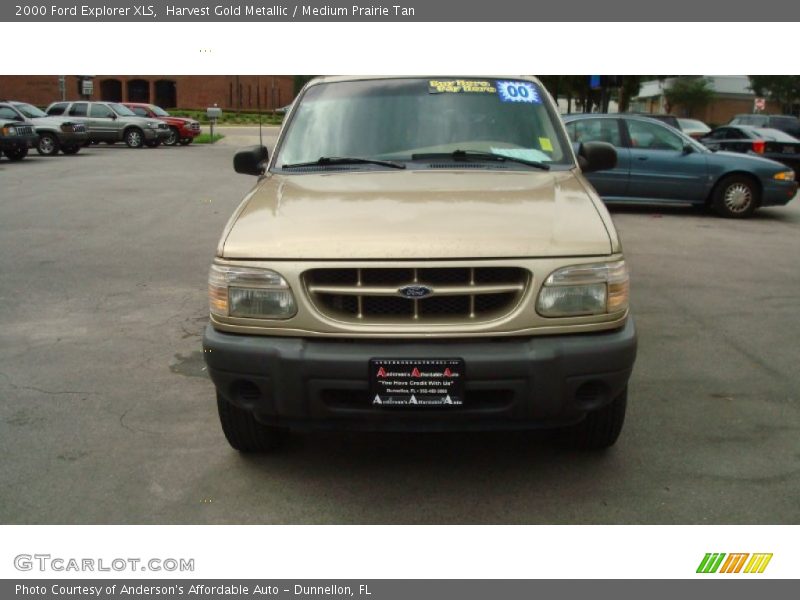 Harvest Gold Metallic / Medium Prairie Tan 2000 Ford Explorer XLS