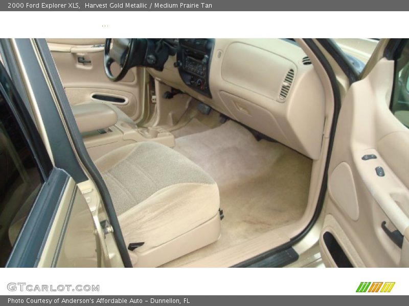 Harvest Gold Metallic / Medium Prairie Tan 2000 Ford Explorer XLS