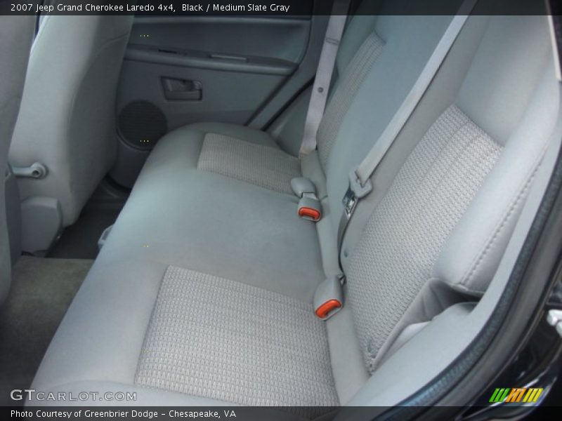Black / Medium Slate Gray 2007 Jeep Grand Cherokee Laredo 4x4