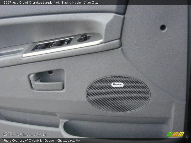 Black / Medium Slate Gray 2007 Jeep Grand Cherokee Laredo 4x4