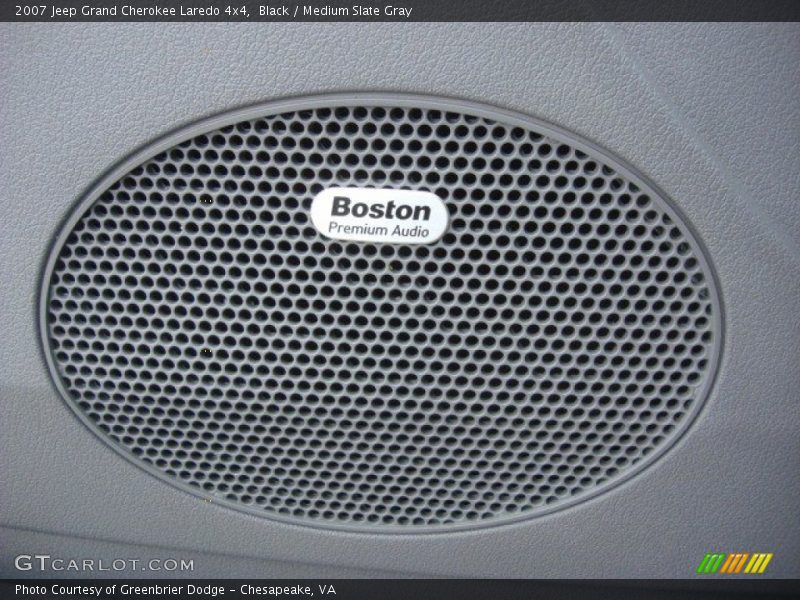 Black / Medium Slate Gray 2007 Jeep Grand Cherokee Laredo 4x4
