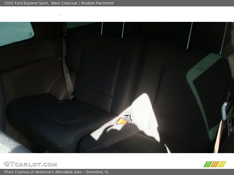 Black Clearcoat / Medium Parchment 2002 Ford Explorer Sport