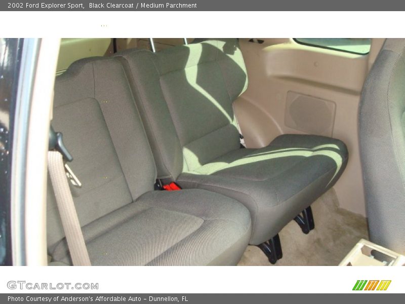 Black Clearcoat / Medium Parchment 2002 Ford Explorer Sport