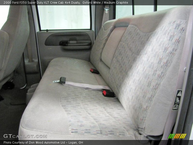 Oxford White / Medium Graphite 2000 Ford F350 Super Duty XLT Crew Cab 4x4 Dually