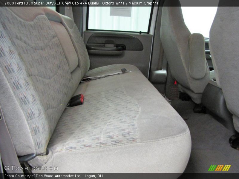 Oxford White / Medium Graphite 2000 Ford F350 Super Duty XLT Crew Cab 4x4 Dually