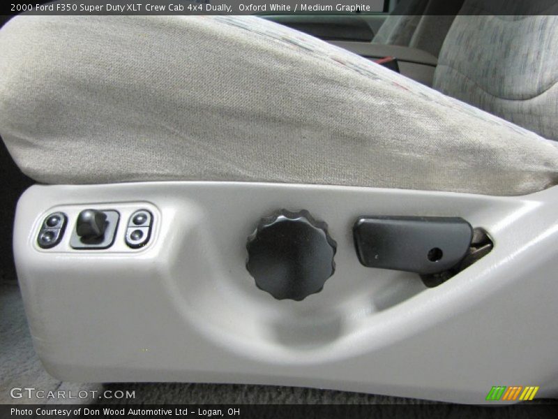 Oxford White / Medium Graphite 2000 Ford F350 Super Duty XLT Crew Cab 4x4 Dually