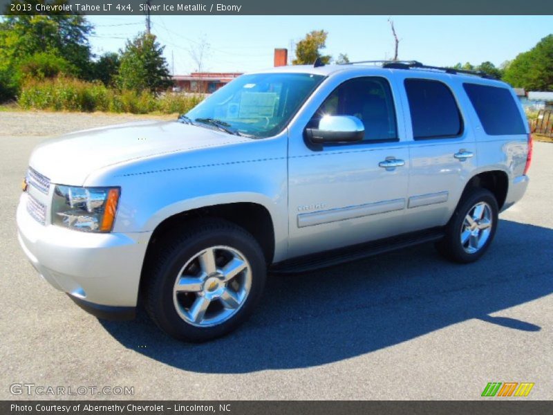 Silver Ice Metallic / Ebony 2013 Chevrolet Tahoe LT 4x4