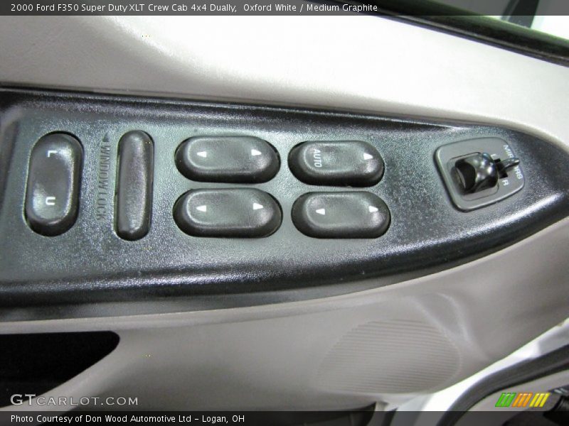 Oxford White / Medium Graphite 2000 Ford F350 Super Duty XLT Crew Cab 4x4 Dually
