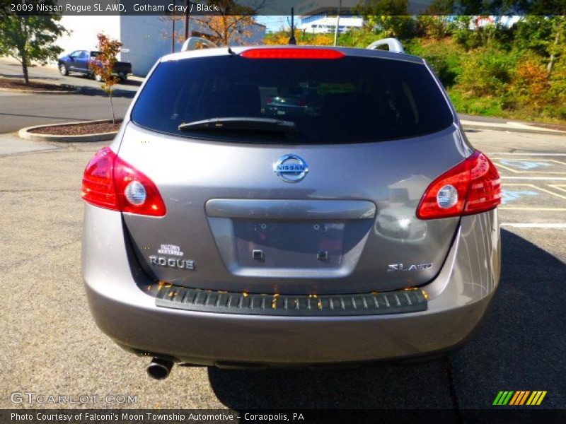 Gotham Gray / Black 2009 Nissan Rogue SL AWD
