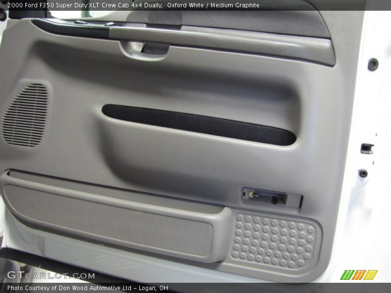 Oxford White / Medium Graphite 2000 Ford F350 Super Duty XLT Crew Cab 4x4 Dually