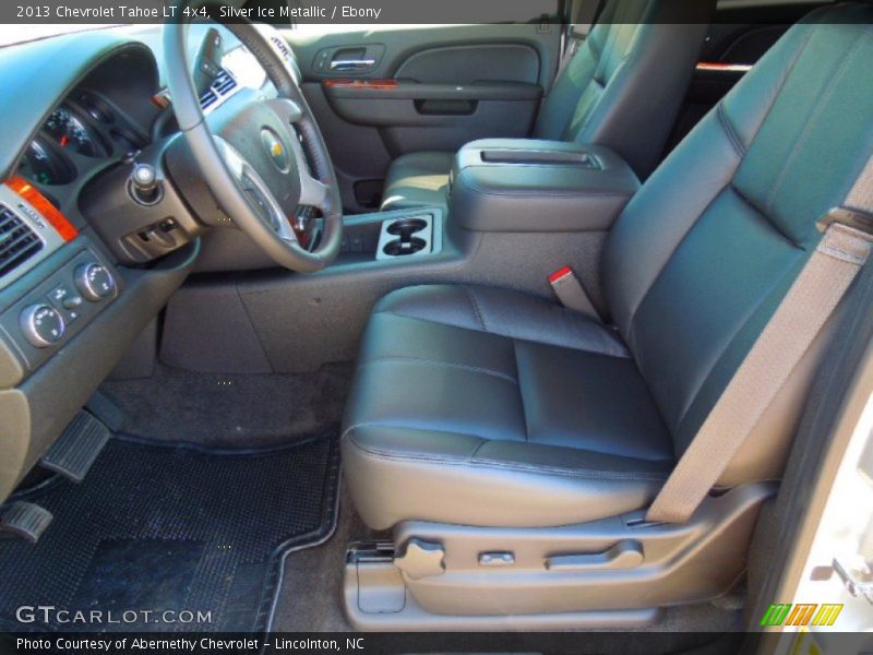 Silver Ice Metallic / Ebony 2013 Chevrolet Tahoe LT 4x4