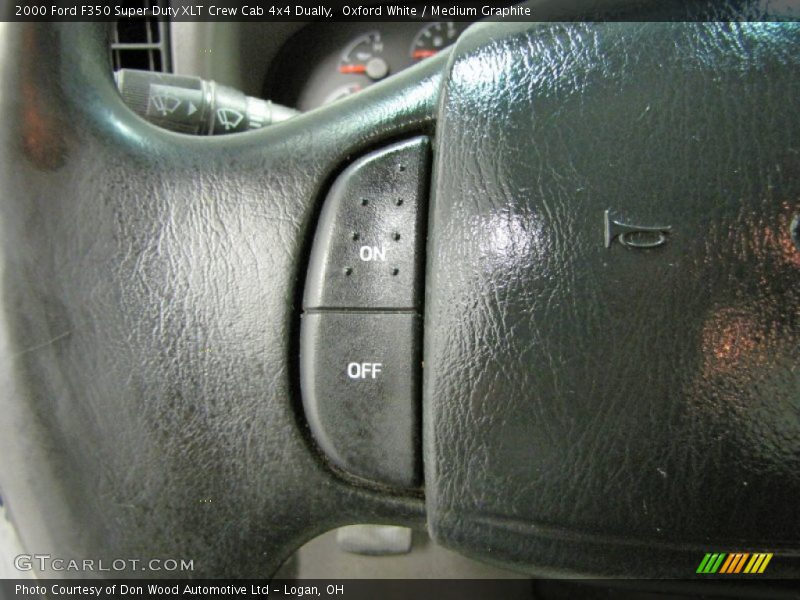 Oxford White / Medium Graphite 2000 Ford F350 Super Duty XLT Crew Cab 4x4 Dually