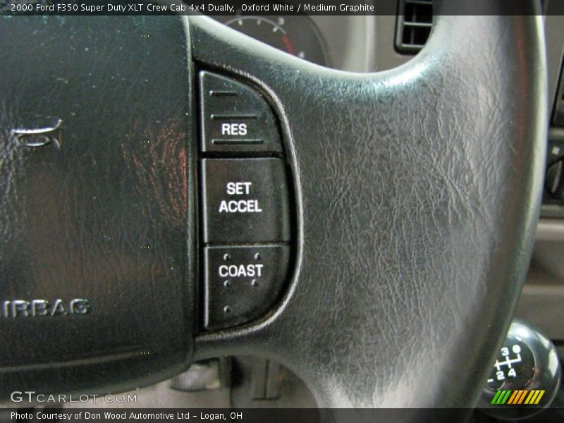 Oxford White / Medium Graphite 2000 Ford F350 Super Duty XLT Crew Cab 4x4 Dually