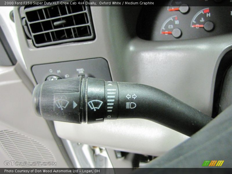 Oxford White / Medium Graphite 2000 Ford F350 Super Duty XLT Crew Cab 4x4 Dually