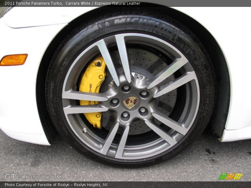 Carrara White / Espresso Natural Leather 2011 Porsche Panamera Turbo