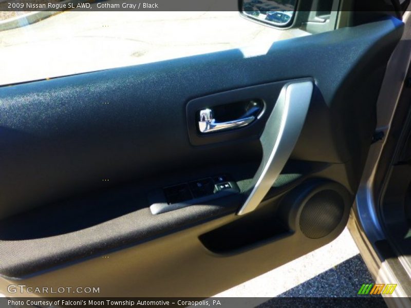 Gotham Gray / Black 2009 Nissan Rogue SL AWD