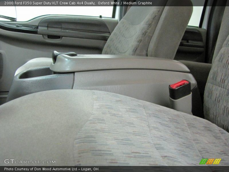 Oxford White / Medium Graphite 2000 Ford F350 Super Duty XLT Crew Cab 4x4 Dually