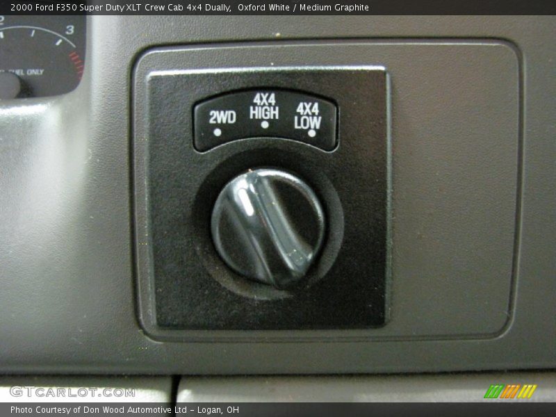Oxford White / Medium Graphite 2000 Ford F350 Super Duty XLT Crew Cab 4x4 Dually