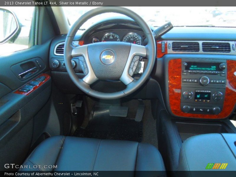 Silver Ice Metallic / Ebony 2013 Chevrolet Tahoe LT 4x4