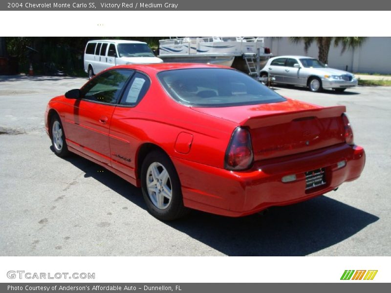 Victory Red / Medium Gray 2004 Chevrolet Monte Carlo SS