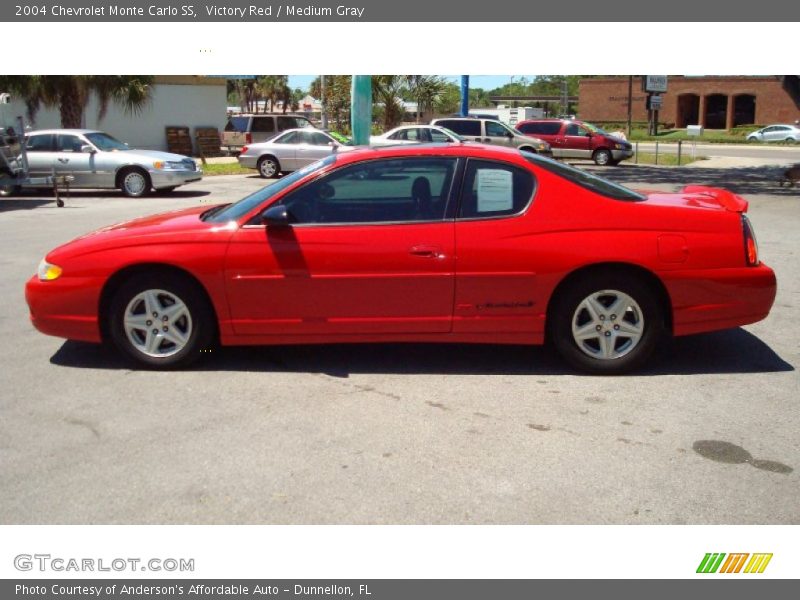 Victory Red / Medium Gray 2004 Chevrolet Monte Carlo SS