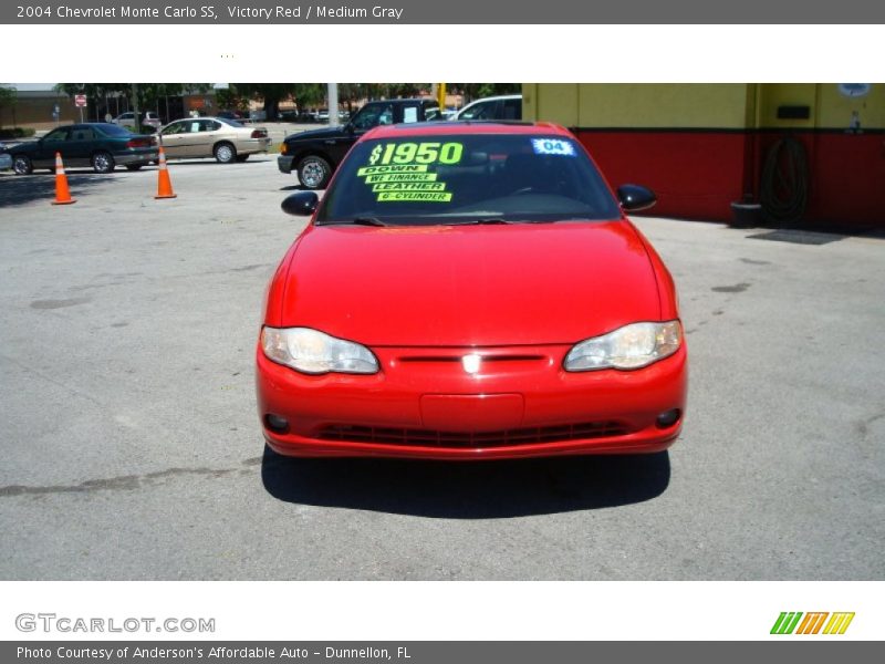 Victory Red / Medium Gray 2004 Chevrolet Monte Carlo SS