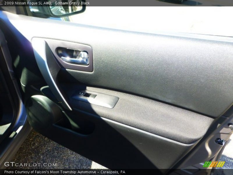 Gotham Gray / Black 2009 Nissan Rogue SL AWD