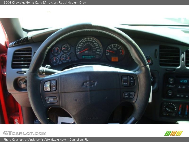 Victory Red / Medium Gray 2004 Chevrolet Monte Carlo SS