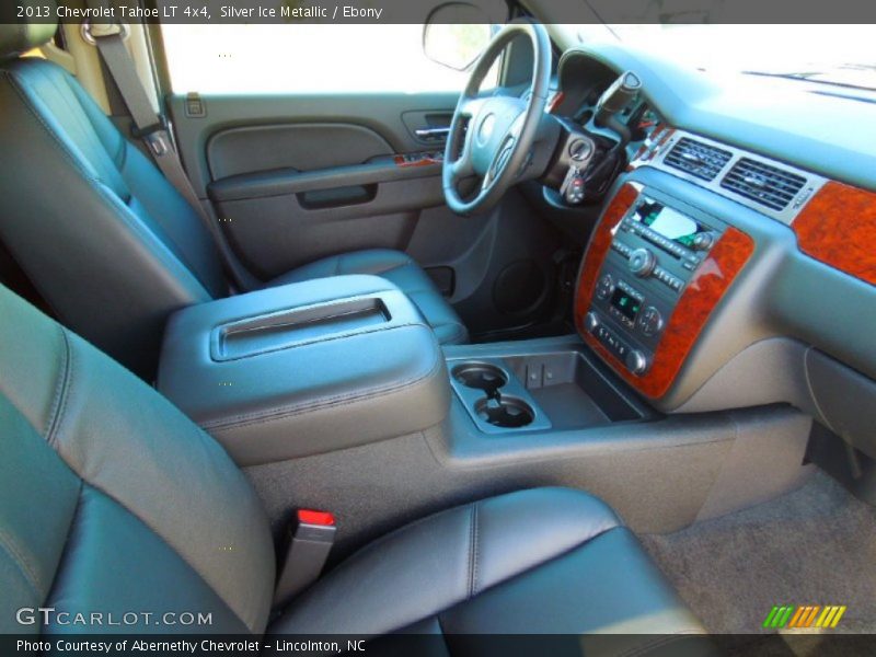 Silver Ice Metallic / Ebony 2013 Chevrolet Tahoe LT 4x4