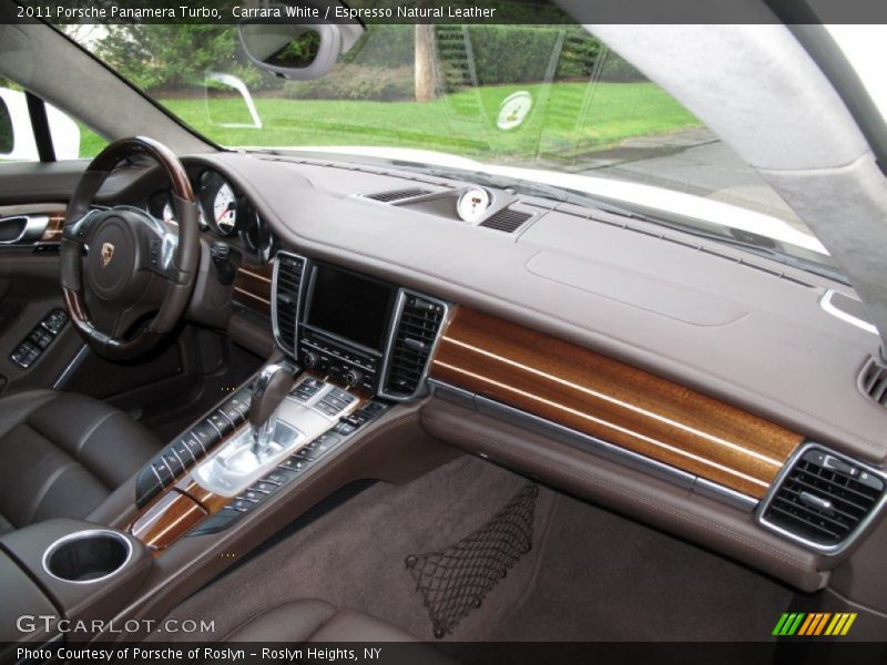 Carrara White / Espresso Natural Leather 2011 Porsche Panamera Turbo
