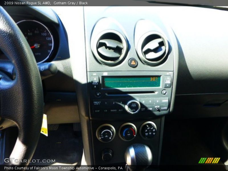 Gotham Gray / Black 2009 Nissan Rogue SL AWD