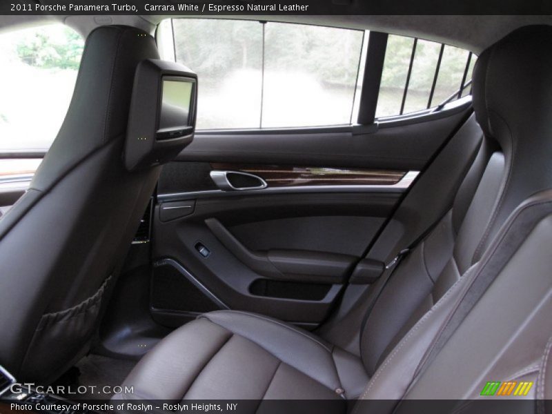 Carrara White / Espresso Natural Leather 2011 Porsche Panamera Turbo