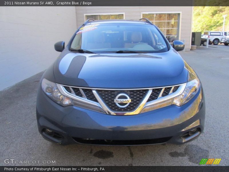 Graphite Blue / Beige 2011 Nissan Murano SV AWD