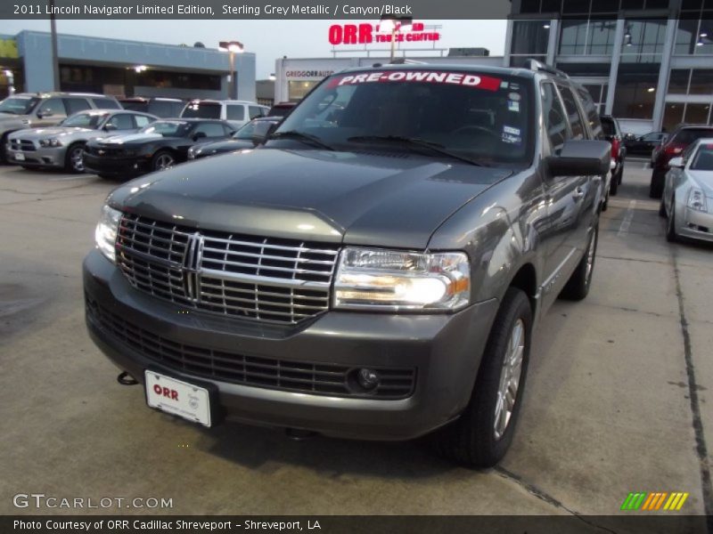 Sterling Grey Metallic / Canyon/Black 2011 Lincoln Navigator Limited Edition