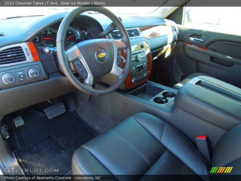 Silver Ice Metallic / Ebony 2013 Chevrolet Tahoe LT 4x4