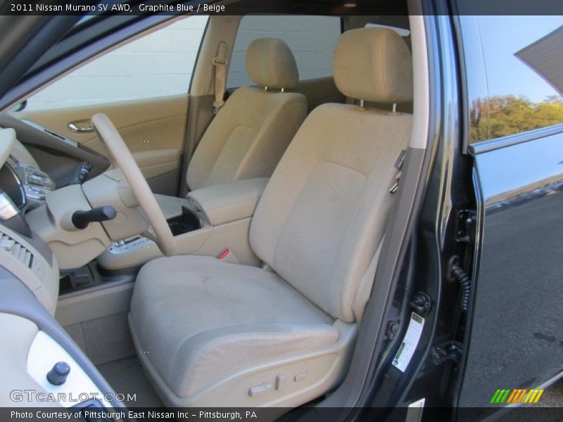 Graphite Blue / Beige 2011 Nissan Murano SV AWD