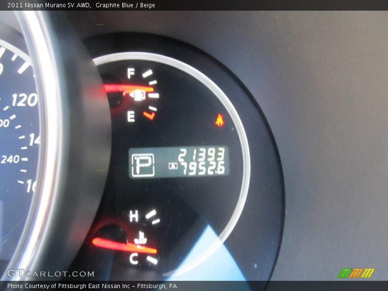 Graphite Blue / Beige 2011 Nissan Murano SV AWD