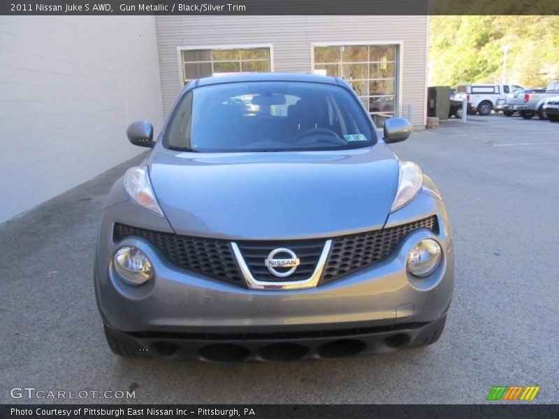 Gun Metallic / Black/Silver Trim 2011 Nissan Juke S AWD